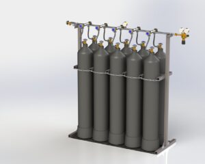 Рампа аргоновая контейнерная КР-1/5