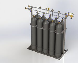 Рампа аргоновая контейнерная КР-2/5