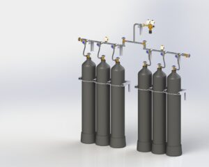 Рампа аргоновая настенная КР-2/3